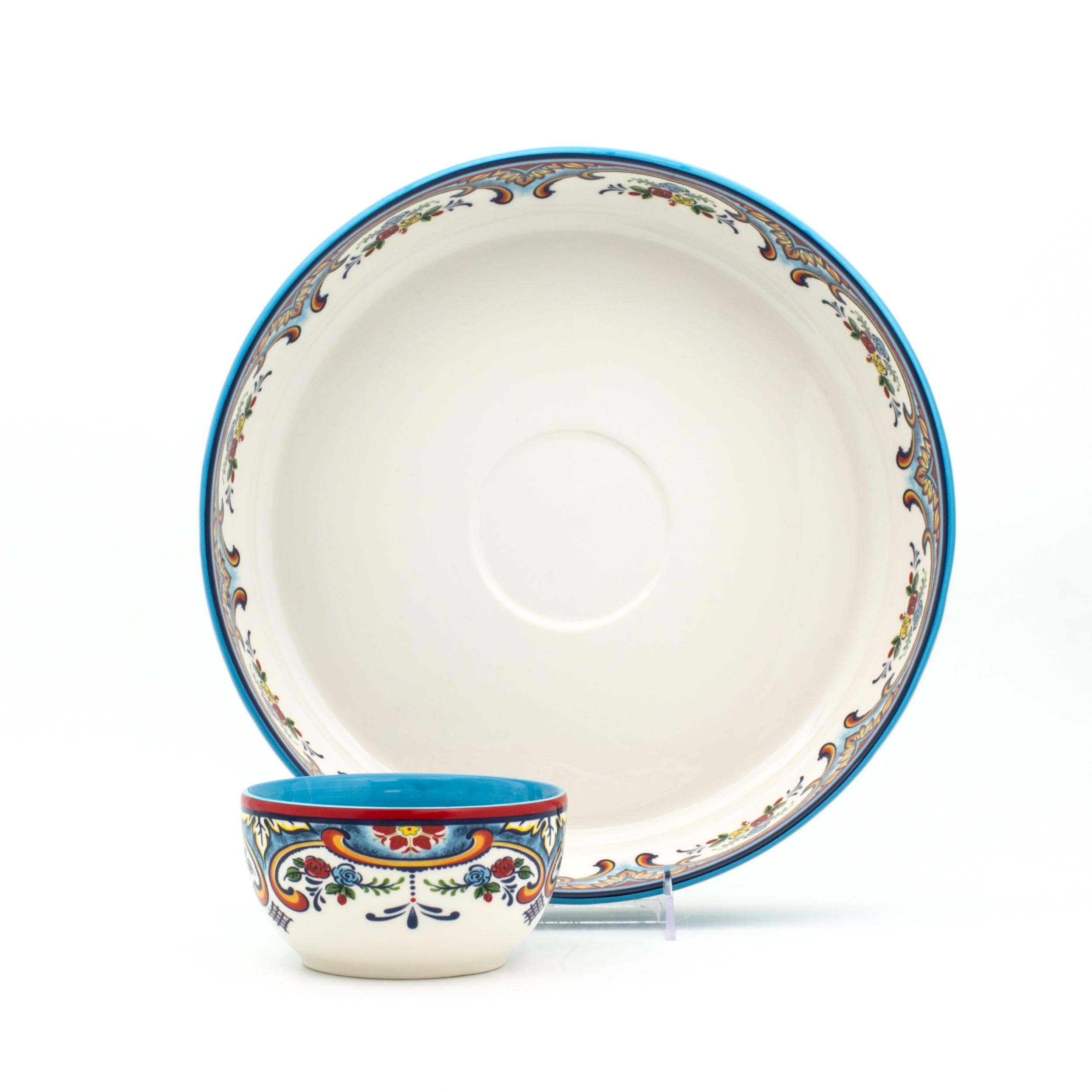 Zanzibar 2-Piece Chip and Dip Set - Euro Ceramica 