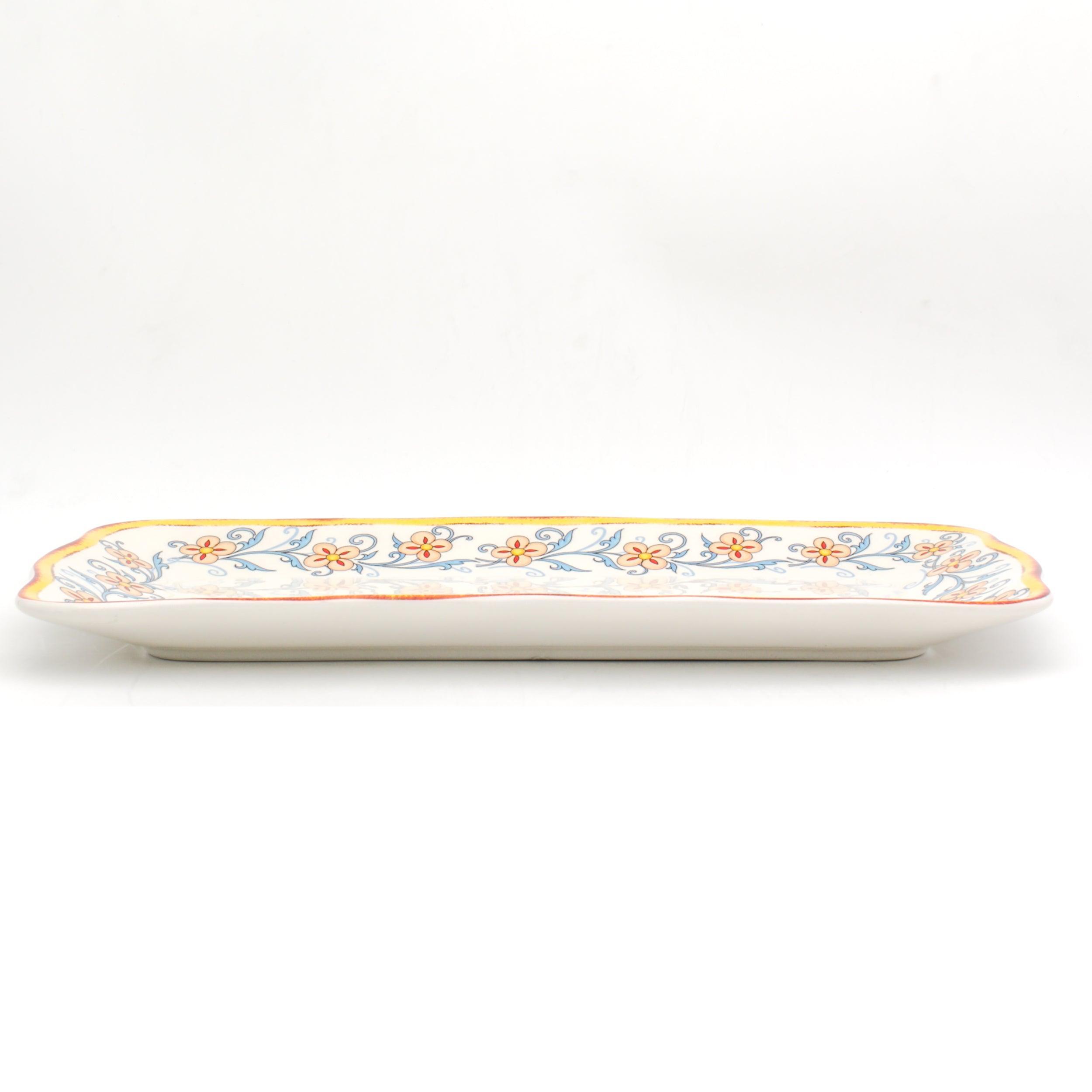 Duomo Rectangular Serving Tray - Euro Ceramica 