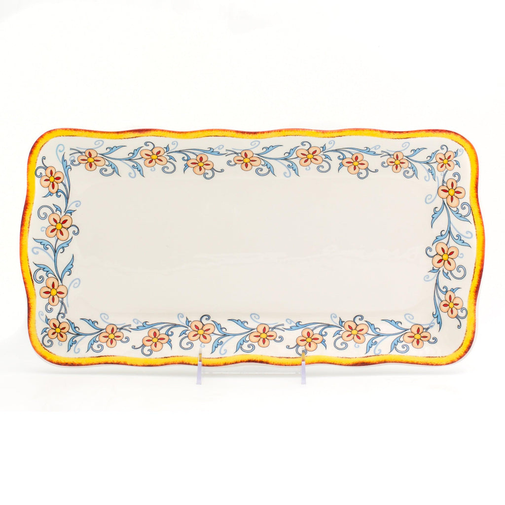 Duomo Rectangular Serving Tray - Euro Ceramica 