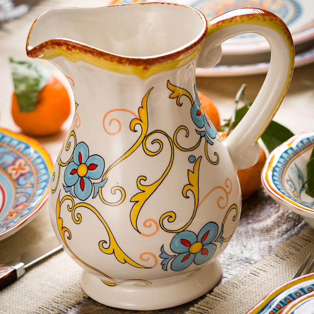 Duomo Water Pitcher - Euro Ceramica 