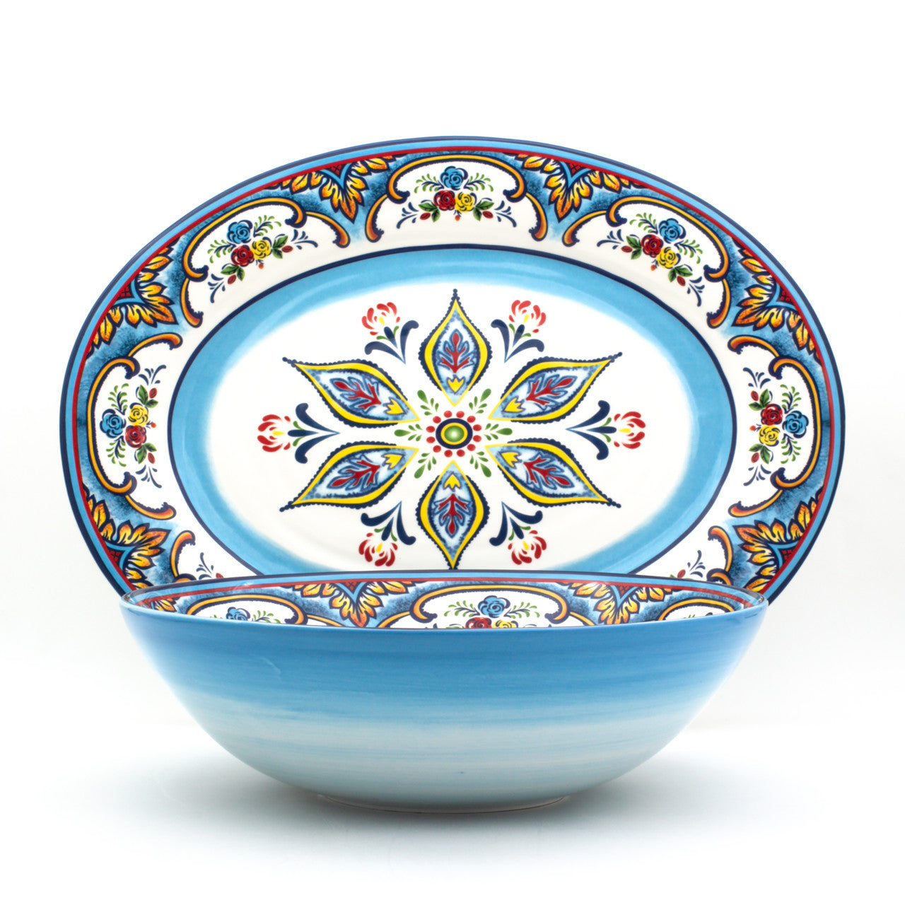 Zanzibar 2 Piece Serving Set - Euro Ceramica 