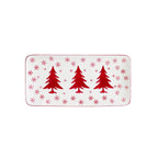 Winterfest Rectangular Platter - Euro Ceramica 