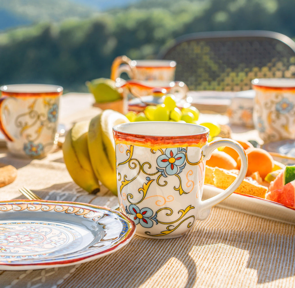 Duomo 4 Piece Mug Set - Euro Ceramica 