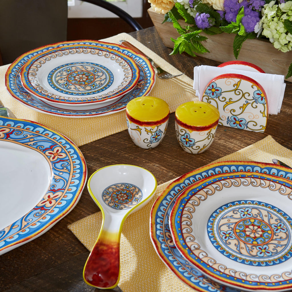 Duomo 4 Piece Table Accessory Set - Euro Ceramica 