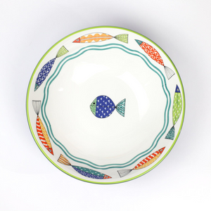 Fresh Catch Collection 13" Serving Bowl - Euro Ceramica 