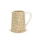 Chloe Floral Accent Pitcher in Beige - Euro Ceramica 