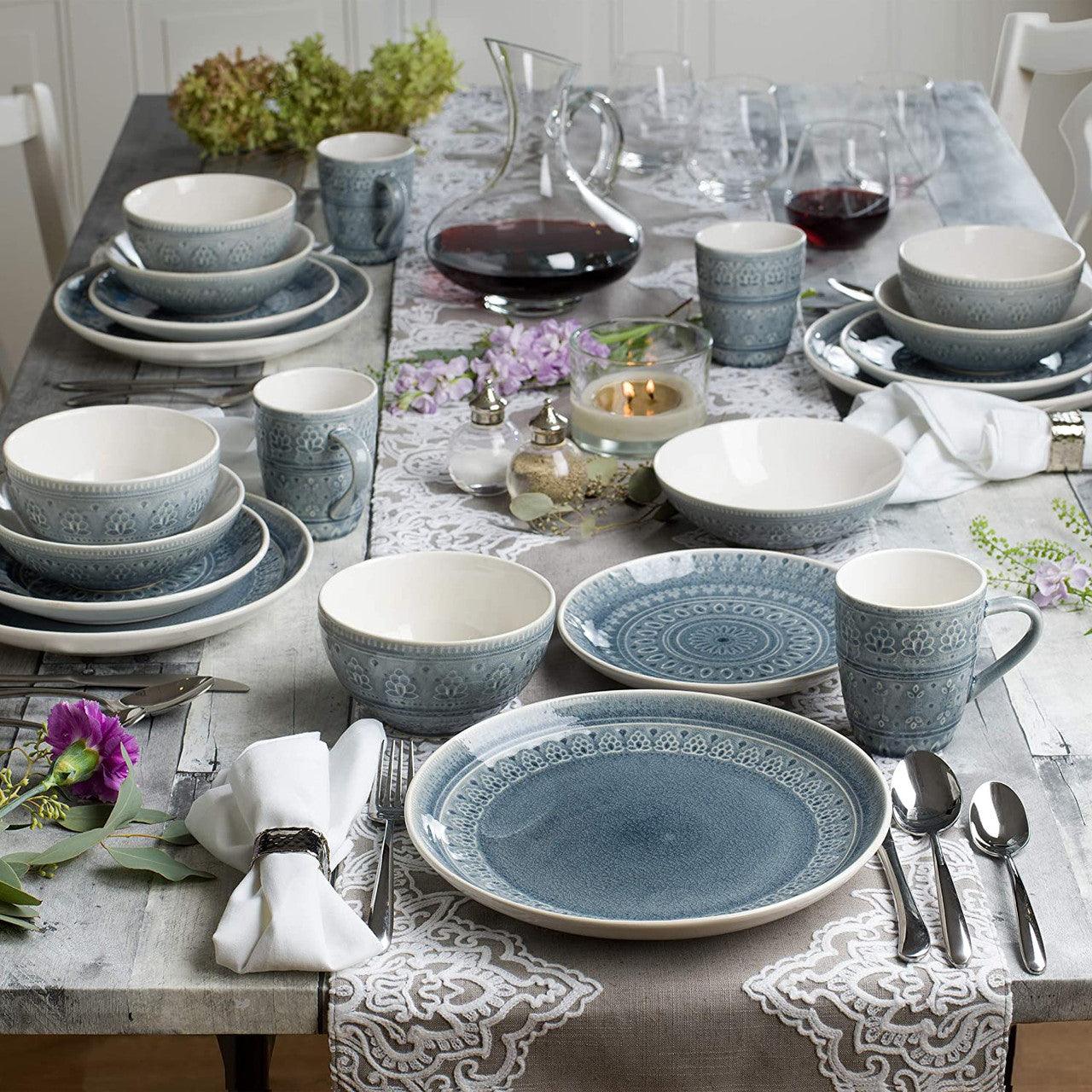 Fez Stoneware 20 Piece Dinnerware Set Euro Ceramica Fez stoneware 20 piece dinnerware set euro ceramica