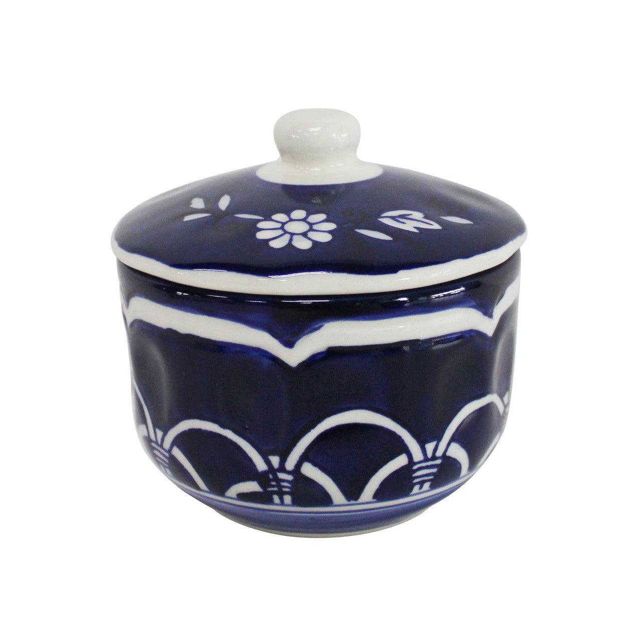 Blue Garden Breakfast Set (Sugar and Creamer) - Euro Ceramica 