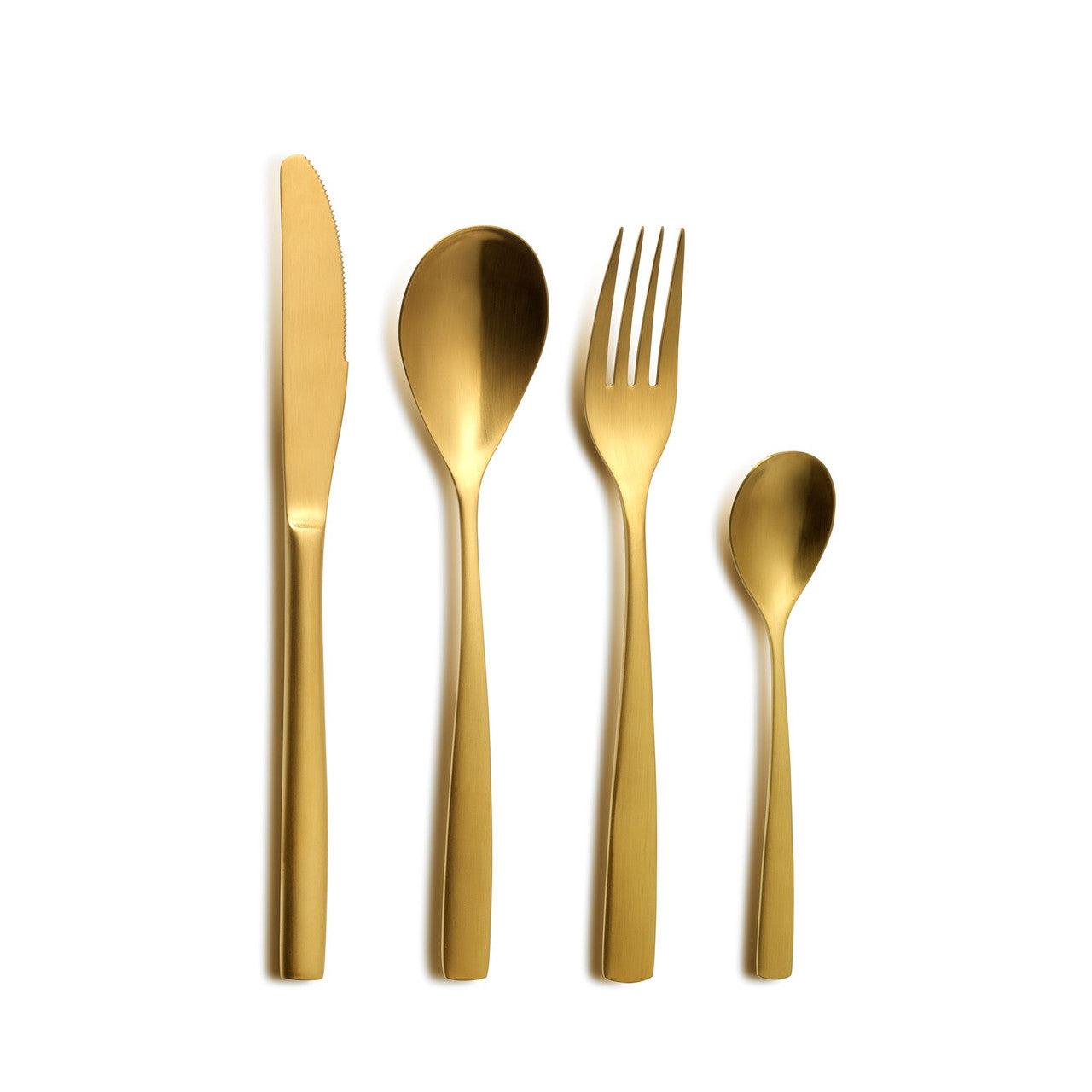 Oro 5 Piece Place Setting - Euro Ceramica 