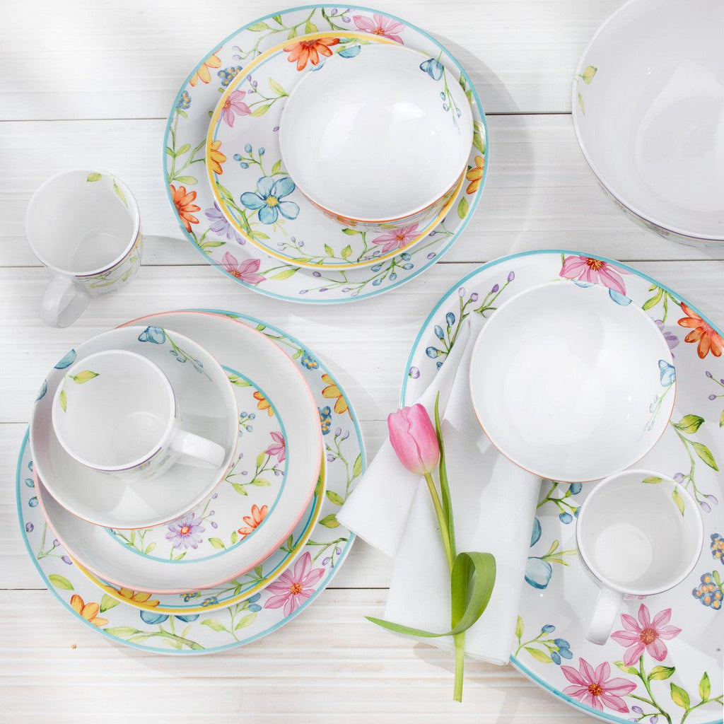 Charlotte 16 Piece Dinnerware Set - Euro Ceramica 