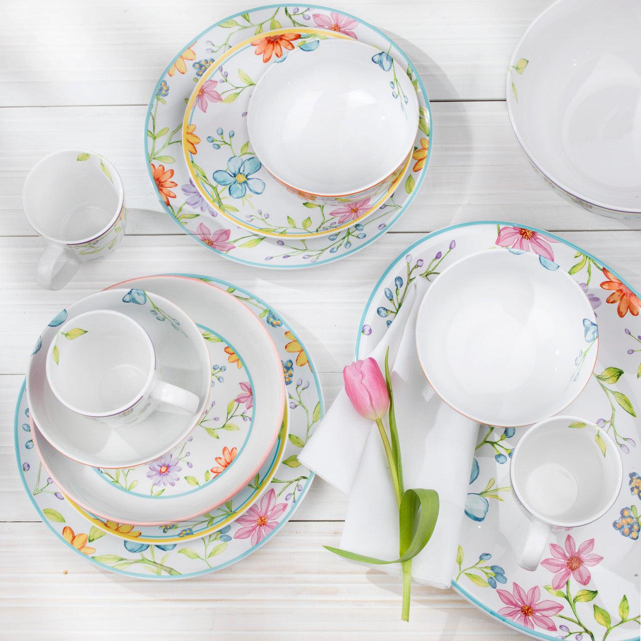 Charlotte 16 Piece Dinnerware Set - Euro Ceramica 