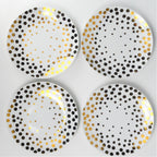 Echo 4 Piece Salad Accent Plate Set - Euro Ceramica 