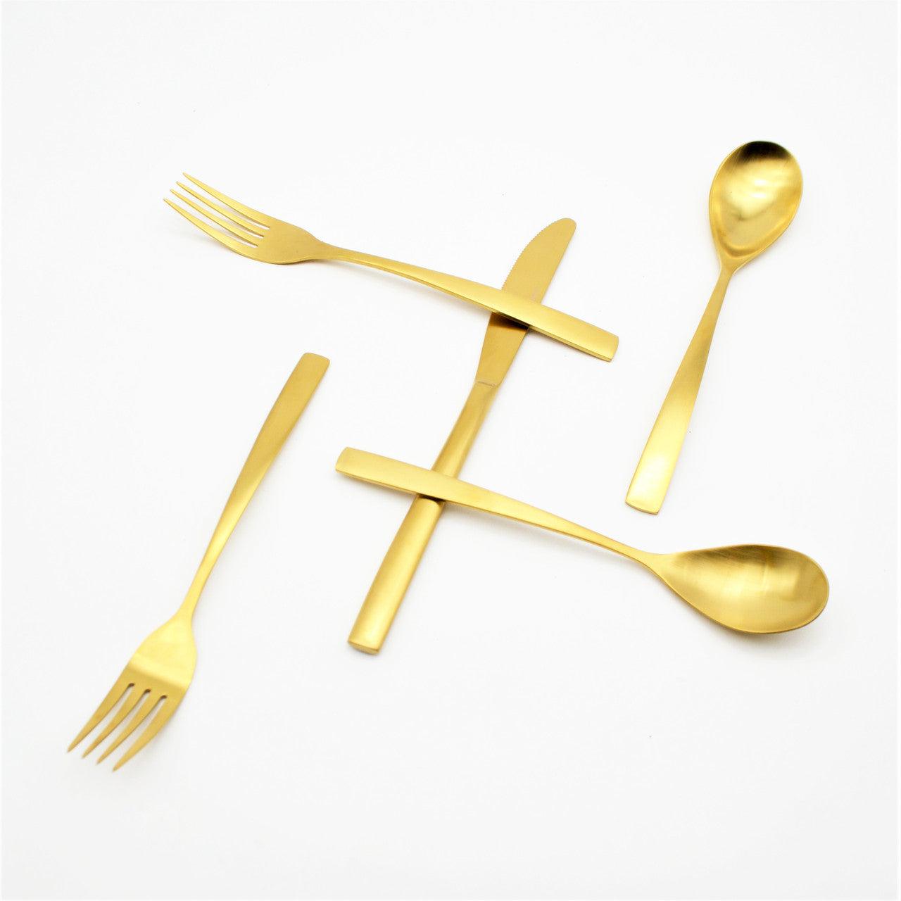 Oro 5 Piece Place Setting - Euro Ceramica 
