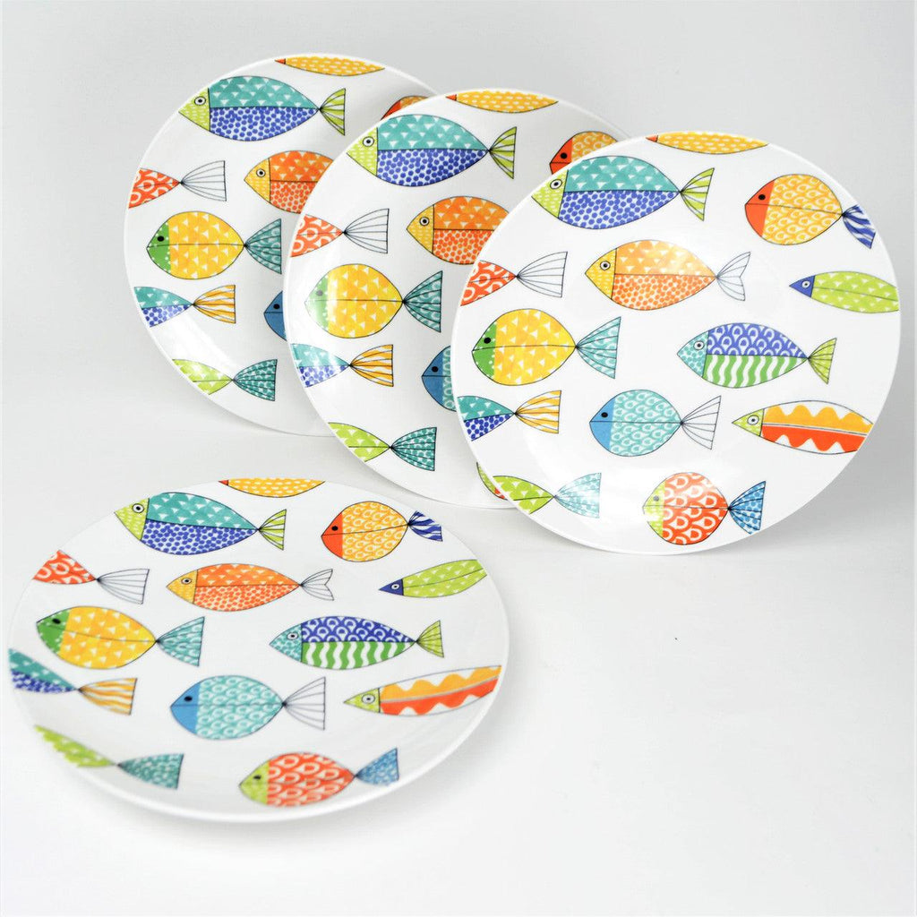 Fresh Catch 12 Piece Dinnerware Set - Euro Ceramica 