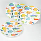Fresh Catch 12 Piece Dinnerware Set - Euro Ceramica 