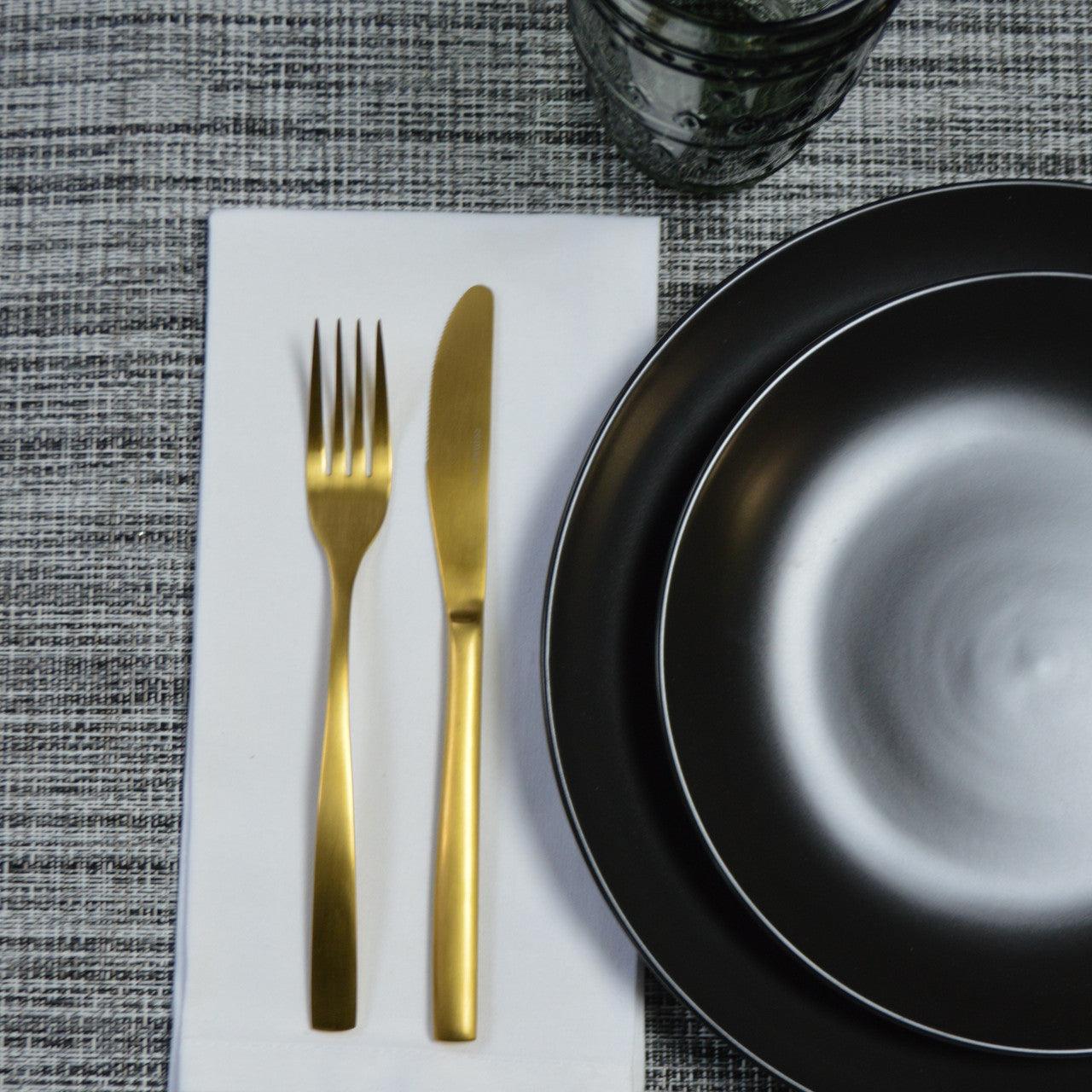 Oro 5 Piece Place Setting - Euro Ceramica 