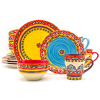 Galicia 16 Piece Dinnerware Set, Service for 4 - Euro Ceramica 