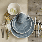 Fez 16 Piece Dinnerware Set (Cereal Bowl Assorted) - Euro Ceramica 