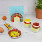 Galicia 4-Piece Salt and Pepper Napkin Holder Spoon Rest Kitchen and Table Accessories Set