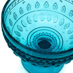 Fez Footed Compote Glass Bowls -- Set of 4 - Euro Ceramica 