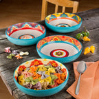 Galicia 4 Piece Pasta Bowl Set - Euro Ceramica 