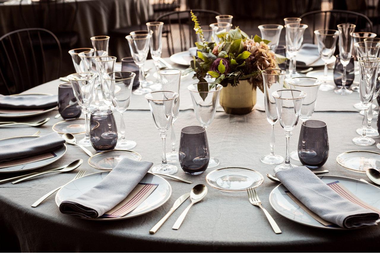 Oro 20 Piece Flatware Set Service for 4 - Euro Ceramica 