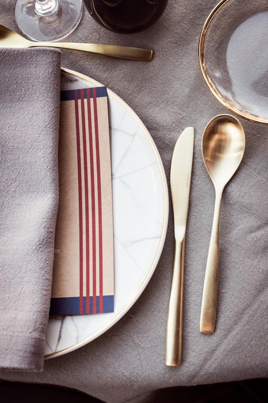 Oro 20 Piece Flatware Set Service for 4 - Euro Ceramica 