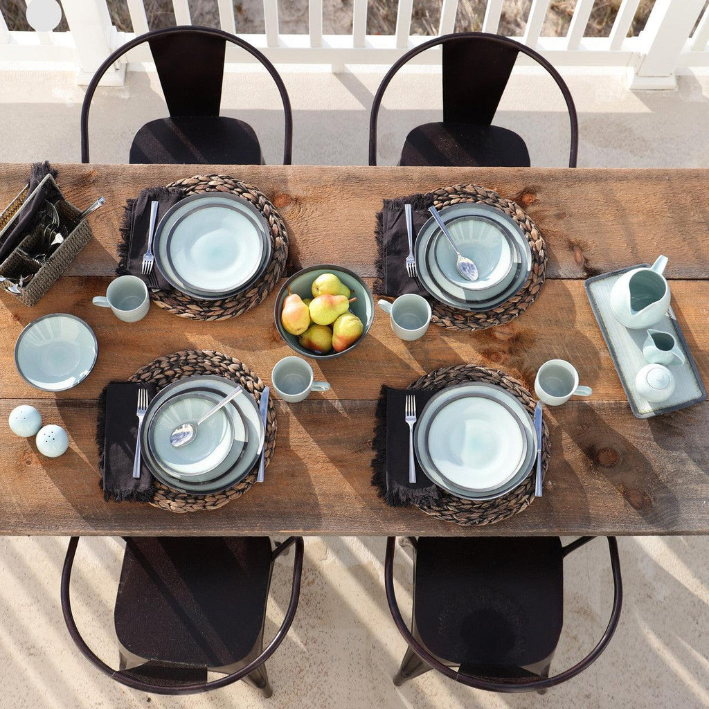 Diana 16 Piece Dinnerware Set, Service for 4 - Euro Ceramica 