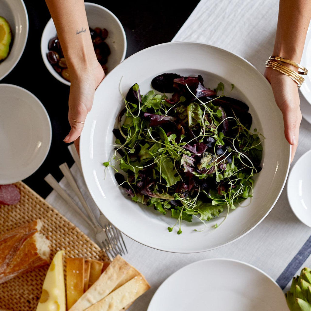 White Essential 13" Serving Bowl - Euro Ceramica 