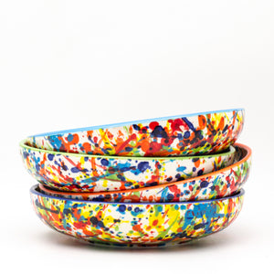 Pintura 4 Piece Assorted Pasta Bowl Set - Euro Ceramica 