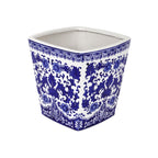 Blue and White 10" Camelia Garden Planter