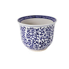 Blue and White Florentine Garden Planter Set - Euro Ceramica 