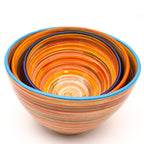Raia 3 Piece Assorted Stacking Bowl Set - Euro Ceramica 