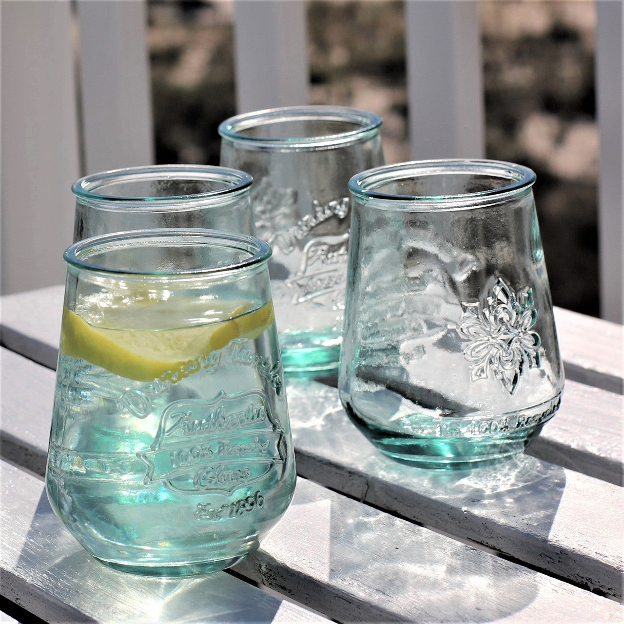 Euro Essential Bara Recycled Glass 6 Liter Mason Jar Beverage
