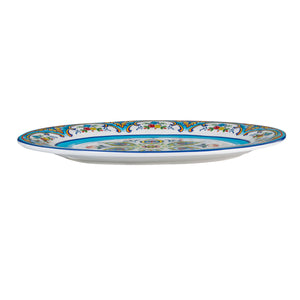 Zanzibar Ceramic Artisan Design 16-Inch Oval Serving Platter