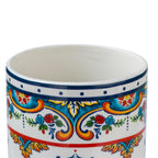 Zanzibar Ceramic Artisan Design Utensil Crock - Euro Ceramica 