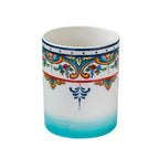 Zanzibar Ceramic Artisan Design Utensil Crock - Euro Ceramica 